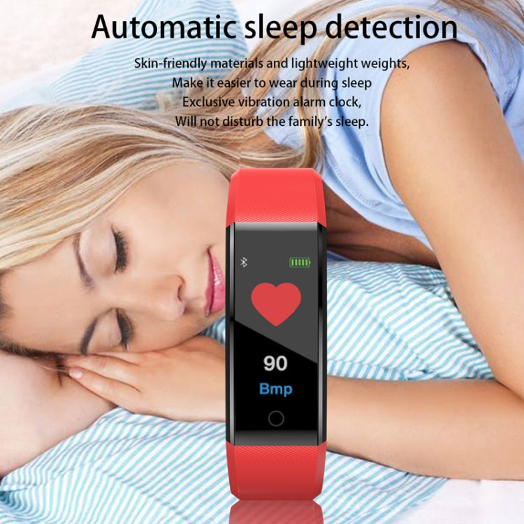 ID115 Plus Smart Bracelet Fitness Heart Rate Monitor Blood Pressure Pedometer Health Running Sports SmartWatch for IOS Android(blue) - Smart Wear by buy2fix | Online Shopping UK | buy2fix