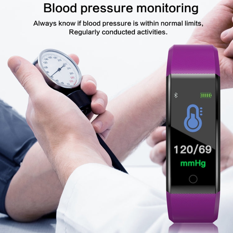 ID115 Plus Smart Bracelet Fitness Heart Rate Monitor Blood Pressure Pedometer Health Running Sports SmartWatch for IOS Android(red) - Smart Wear by buy2fix | Online Shopping UK | buy2fix