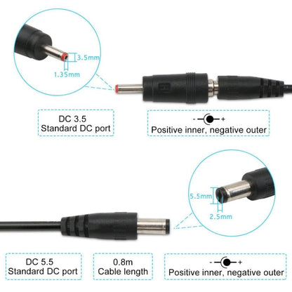 USB Boost Cable 5V Step Up to 9V 12V Adjustable Voltage Converter 1A Step-up Volt Transformer DC Power Regulator with Switch EU - Consumer Electronics by buy2fix | Online Shopping UK | buy2fix