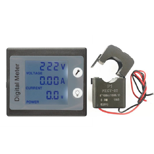 peacefair PZEM-011 AC Digital Display Multi-function Voltage and Current Meter Electrician Instrument, Specification:Host + Opening CT - Consumer Electronics by peacefair | Online Shopping UK | buy2fix