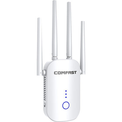 COMFAST CF-WR758AC Dual Frequency 1200Mbps Wireless Repeater 5.8G WIFI Signal Amplifier, EU Plug - Broadband Amplifiers by COMFAST | Online Shopping UK | buy2fix