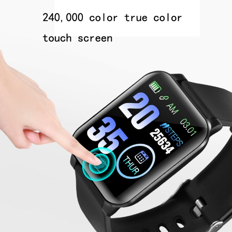 Y12 1.1 inch Screen Smart Bracelet, IP67 Waterproof, Support NFC/ Bluetooth Call/ Sleep Monitoring/ Heart Rate Monitoring/ Blood Pressure Monitoring(Black) - Smart Wear by buy2fix | Online Shopping UK | buy2fix