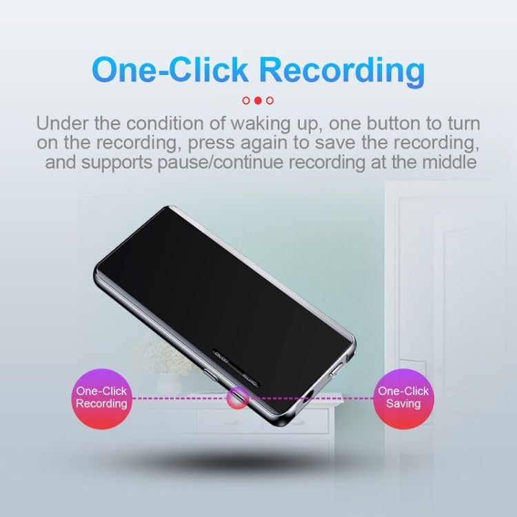 M13 High-Definition Noise Reduction Recorder Music MP4 Player, Support Recording / E-Book / TF Card With Bluetooth (Black), Capacity: 32GB - Consumer Electronics by buy2fix | Online Shopping UK | buy2fix