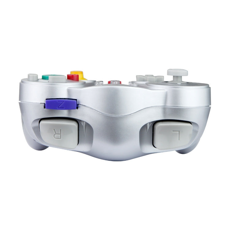 HY-5201 2.4HGz Wireless Gamepad For Nintendo NGC, Color of the product: Silver - Gamepads by buy2fix | Online Shopping UK | buy2fix