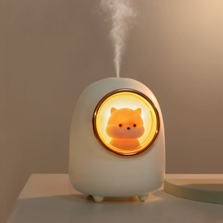 M08 USB Charging Type Cartoon Space Capsule Car Portable Cute Pet Desktop Humidifier(White) - Home & Garden by buy2fix | Online Shopping UK | buy2fix