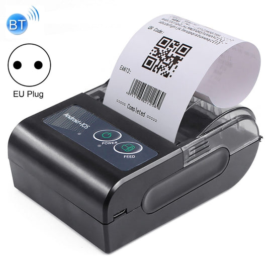 58HB6 Portable Bluetooth Thermal Printer Label Takeaway Receipt Machine, Supports Multi-Language & Symbol/Picture Printing, Model: EU Plug (Spanish) - Consumer Electronics by buy2fix | Online Shopping UK | buy2fix