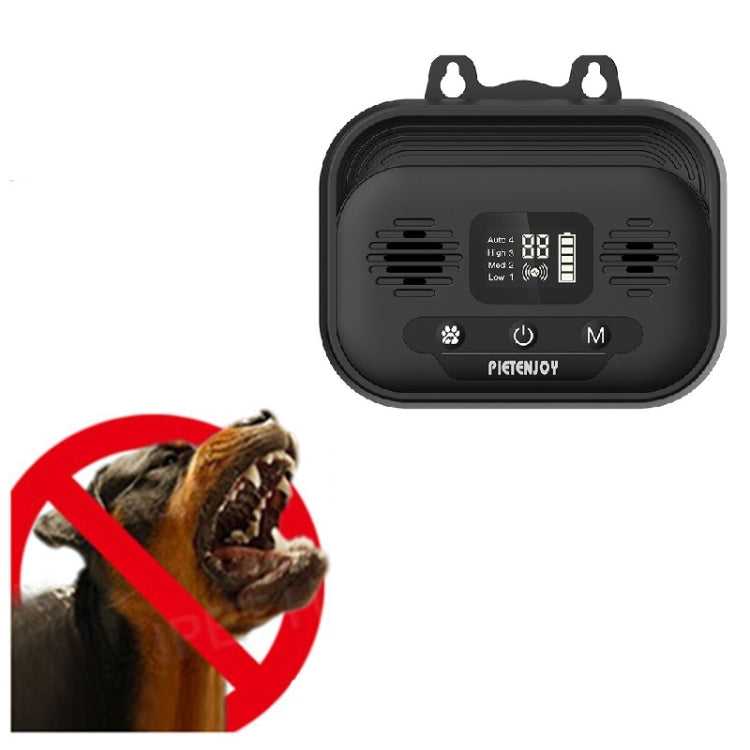 Pet Products Ultrasonic Bark Stopper Dog Trainer Indoor And Outdoor Dog Repeller, Specification: Black Smart Edition - Home & Garden by buy2fix | Online Shopping UK | buy2fix