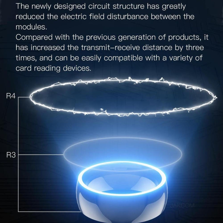 JAKCOM R4 Smart Ring Multifunctional Lord Of The Rings, Size: 57.1mm for Apple & Android(Number 8) - Smart Wear by JAKCOM | Online Shopping UK | buy2fix