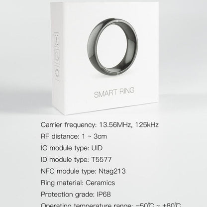 JAKCOM R4 Smart Ring Multifunctional Lord Of The Rings, Size: 57.1mm for Apple & Android(Number 8) - Smart Wear by JAKCOM | Online Shopping UK | buy2fix