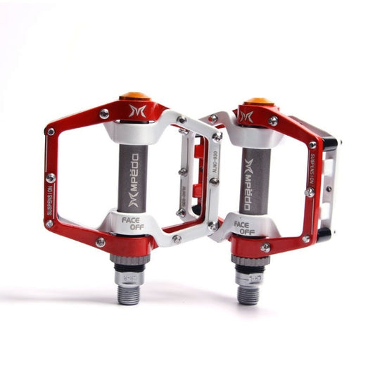 MPEDA Mountain Bike Bearing Pedal Ultra-Light Aluminum Alloy Non-Slip Bearing Pedal, Size: 930(White Red) - Outdoor & Sports by MPEDA | Online Shopping UK | buy2fix