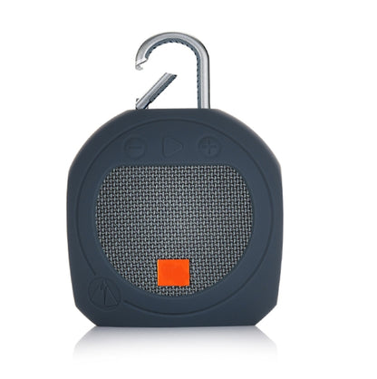 Silicone Bluetooth Speaker Protective Cover Anti-Fall Storage Cover for JBL Clip 3(Dark Gray Blue) - Protective Case by buy2fix | Online Shopping UK | buy2fix