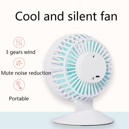 F2 Student USB Quiet Office Desktop Mini Fan, Colour: Black Without Battery - Consumer Electronics by buy2fix | Online Shopping UK | buy2fix