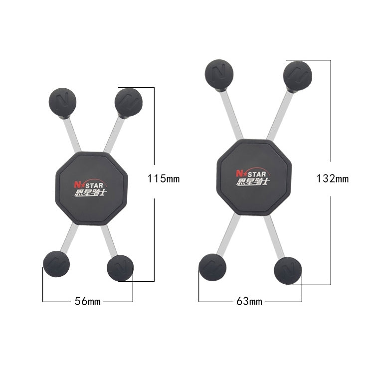 N-STAR N002 Motorcycle Bicycle Mobile Phone Bracket Riding Equipment(Large L Head) - Holders by N-STAR | Online Shopping UK | buy2fix