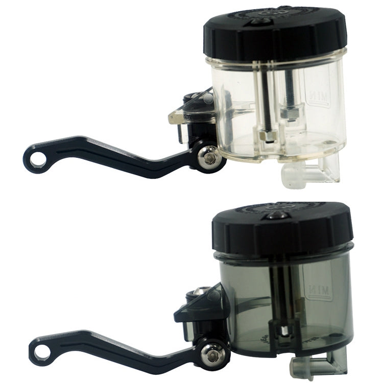 Motorcycle Modified Fittings Front Brake Oil Liquid Oil Cup Direct Pump Large Capacity Universal Oil Pot(Transparent) - In Car by buy2fix | Online Shopping UK | buy2fix