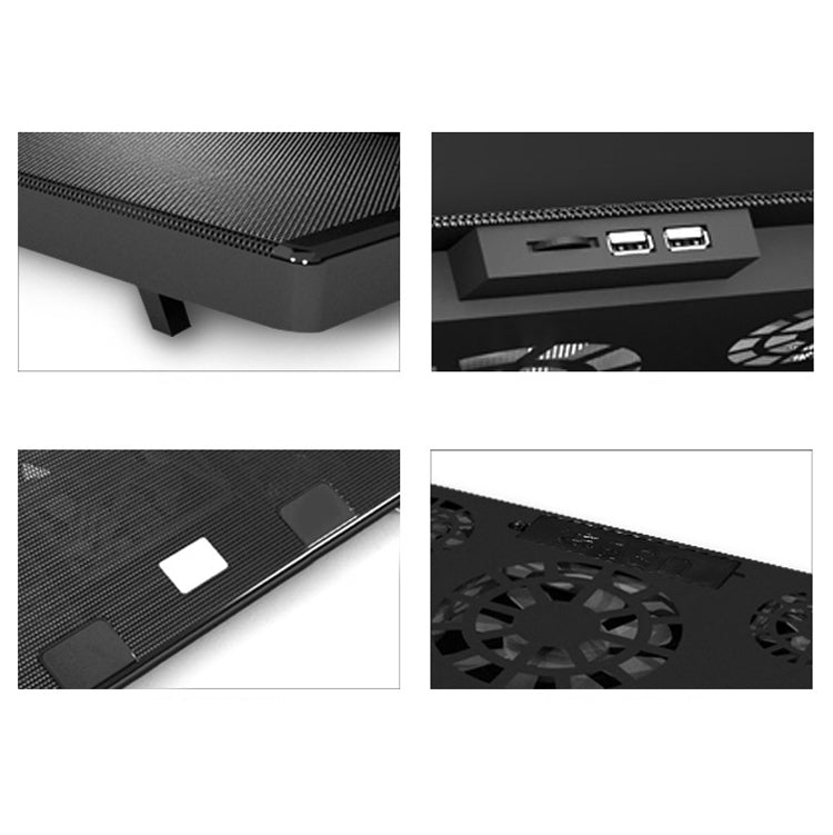 NUOXI M7 Notebook Radiator Computer Cooling Base Adjustment Bracket(Black) - Computer & Networking by NUOXI | Online Shopping UK | buy2fix