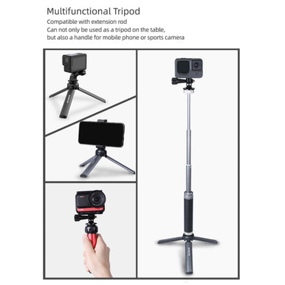 Sunnylife for Insta360 GO / DJI Osmo Action / GoPro Mount Bracket Stabilizer Aluminum Alloy Mini Tripod - Portable Mini Tripod by Sunnylife | Online Shopping UK | buy2fix