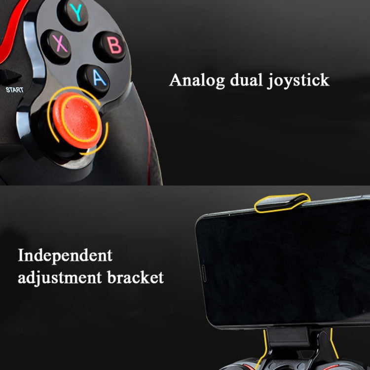 S6 Wireless Bluetooth Game Controller Handle With Bracket & Receiver For Android / IOS / PC - Controller Gamepad by buy2fix | Online Shopping UK | buy2fix