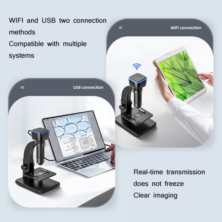 2000X WIFI High Magnification Biological Microscope USB HD Digital Magnifying Glass - Digital Microscope by buy2fix | Online Shopping UK | buy2fix