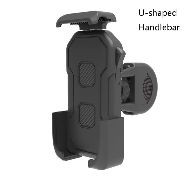 HW-68 Motorcycle Bicycle Navigation Mobile Phone Bracket, Style: U-shaped Handlebar - Holder by buy2fix | Online Shopping UK | buy2fix