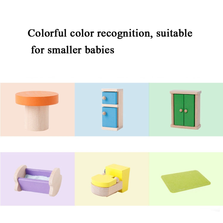 Onshine Pretend Play Scene DIY Role Playing Wooden Furniture Accessories, Style: Family Doll - Pretend Play Toys by buy2fix | Online Shopping UK | buy2fix