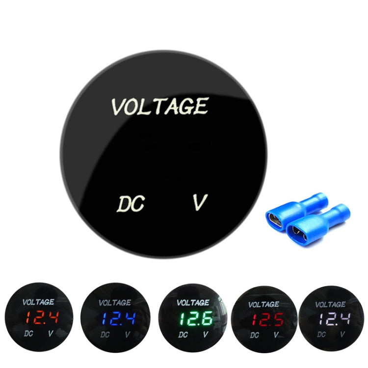 DC12-24V Automotive Battery DC Digital Display Voltage Meter Modified Measuring Instrument(Blue Light) - In Car by buy2fix | Online Shopping UK | buy2fix