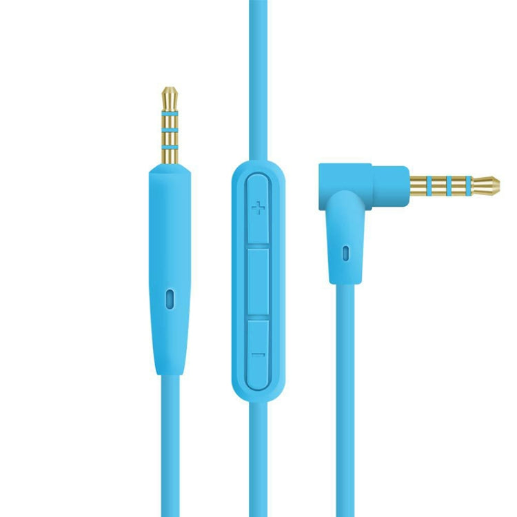 3 PCS 3.5mm to 2.5mm Audio Cable with Mic For Bose QC25/QC35/OE2, Length: 1.4m(Blue) - Cable & Splitter by buy2fix | Online Shopping UK | buy2fix