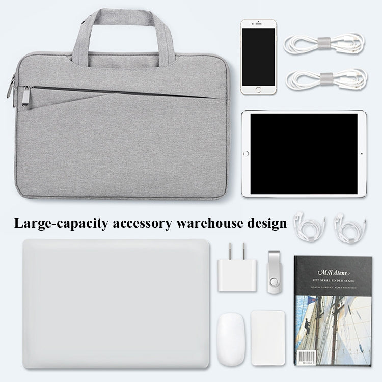 BUBM FMBX Laptop Liner Bag Business Computer Bag Large-Capacity Computer Handbag, Size: 11/12 inch(Gray) - 12.1 inch by BUBM | Online Shopping UK | buy2fix