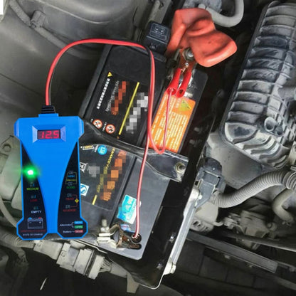 12V Three-In-One Battery Tester Digital Display Tester (Blue) - In Car by buy2fix | Online Shopping UK | buy2fix