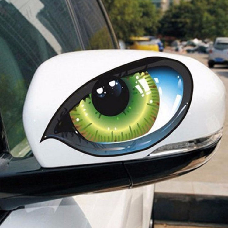 10 PCS Car Reflective Car Sticker Rearview Mirror Eye Funny Sticker 3D Scratch Blocking Body Sticker Decorative Sticker(Dreamy) - 3D Creative Stickers by buy2fix | Online Shopping UK | buy2fix