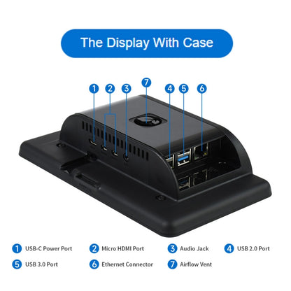 Waveshare 7 inch 800×480 IPS Capacitive Touch Display, DSI Interface, 5-Point Touch without Case - LCD & LED Display Module by Waveshare | Online Shopping UK | buy2fix