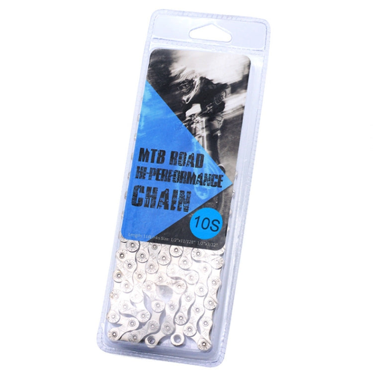 Mountain Road Bike Chain Electroplating Chain, Specification: 10 Speed - Outdoor & Sports by buy2fix | Online Shopping UK | buy2fix