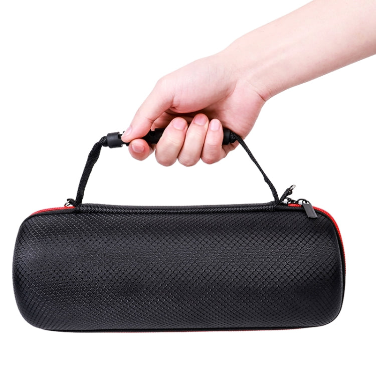 P402 For JBL Pulse4 Velvet Lining Portable Storage Bag Protective Cover(Black Net Grid) - Protective Case by buy2fix | Online Shopping UK | buy2fix