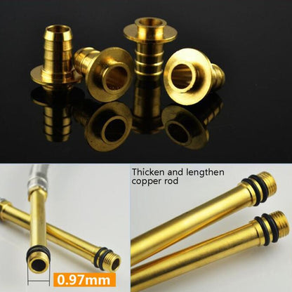 4 PCS Weave Stainless Steel Flexible Plumbing Pipes Cold Hot Mixer Faucet Water Pipe Hoses High Pressure Inlet Pipe, Specification: 40cm 3.5cm Copper Rod - Home & Garden by buy2fix | Online Shopping UK | buy2fix