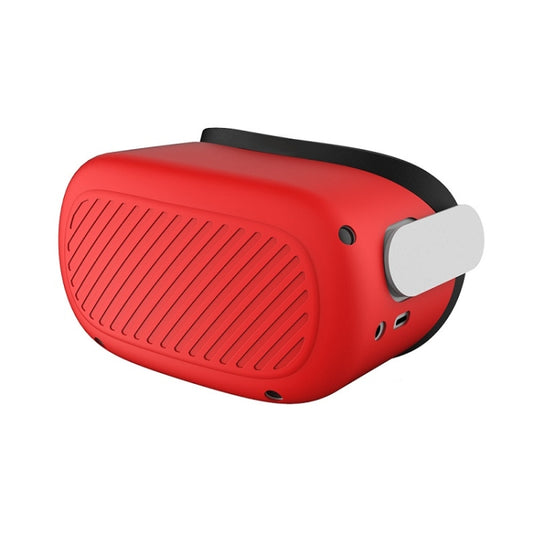 VR Glasses Silicone Waterproof Dust-Proof And Fall-Proof Protective Shell For Oculus Quest2(Red) - Consumer Electronics by buy2fix | Online Shopping UK | buy2fix