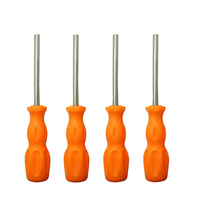 4 PCS Disassembly Tool Screwdriver Sleeve Applicable For Nintendo N64 / SFC / GB / NES / NGC(Orange Yellow 4.5mm) - Repair & Spare Parts by buy2fix | Online Shopping UK | buy2fix