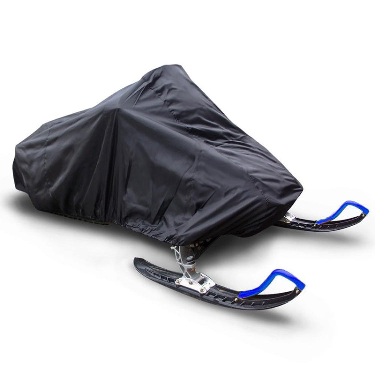 Outdoor Snowmobile Waterproof And Dustproof Cover UV Protection Winter Motorcycle Cover, Size: 368x130x121cm(Black) - In Car by buy2fix | Online Shopping UK | buy2fix