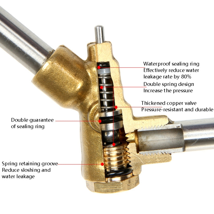 High-Pressure Car Wash Nozzle Cleaning Machine Brush Pump Accessories, Specification: Short Section 35 cm(Flat Port 14x1.5mm) - In Car by buy2fix | Online Shopping UK | buy2fix