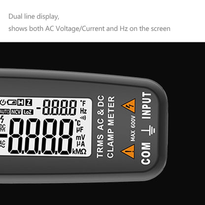 BSIDE ACM91 Digital Clamp Meter AC/DC Current 1mA True RMS Auto Range  Capacitor Tester Multimeter(Grey) - Digital Multimeter by BSIDE | Online Shopping UK | buy2fix