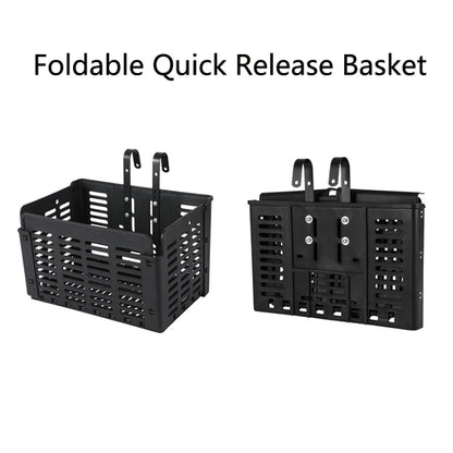 WEST BIKING Bicycle Basket Foldable Quick Release Basket Portable Food Basket - Others by WEST BIKING | Online Shopping UK | buy2fix