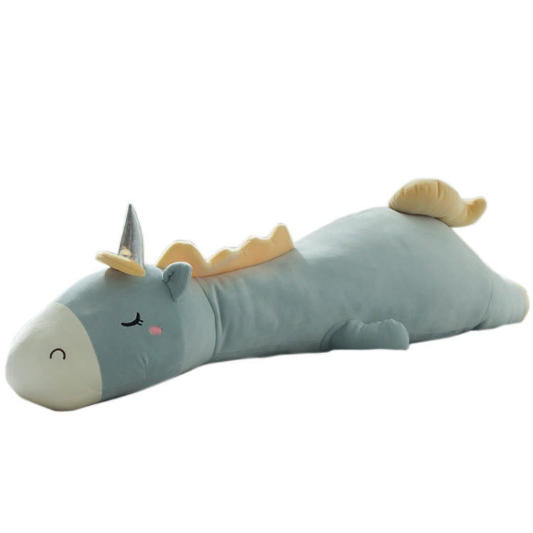 Unicorn Doll Long Pillow Plush Toys Bedside Cushion, Size: 70cm(Blue Green) - Soft Toys by buy2fix | Online Shopping UK | buy2fix
