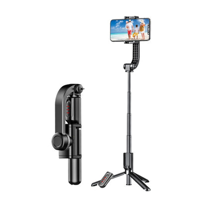 XYK-19017 Smart Anti-Shake Single Axis Stabilizer Retractable Mobile Phone Selfie Stick Video Live Tripod With Bluetooth Remote Control(Black) - Consumer Electronics by buy2fix | Online Shopping UK | buy2fix