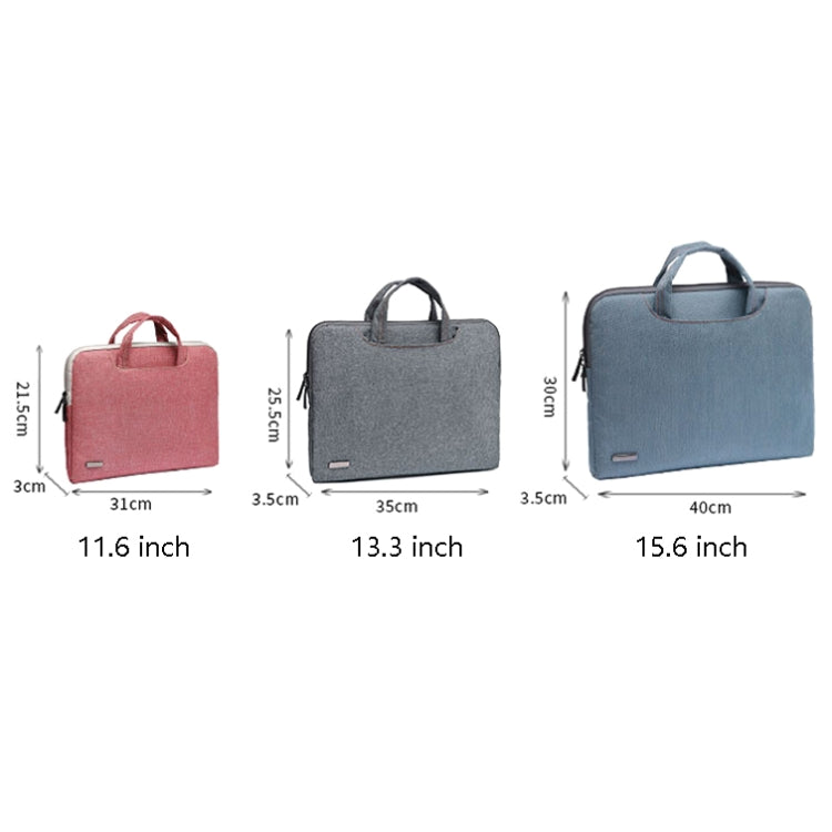 LiSEN LS-116 Simple Laptop Bag Business Laptop Liner Bag, Size: 13.3 inch(Snowflake Nylon Gray) - 13.3 inch by LiSEN | Online Shopping UK | buy2fix