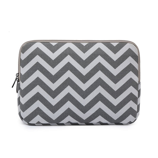 LiSEN LS-525 Wavy Pattern Notebook Liner Bag, Size: 10 inches(Gray) - 10 - 11 inch by LiSEN | Online Shopping UK | buy2fix