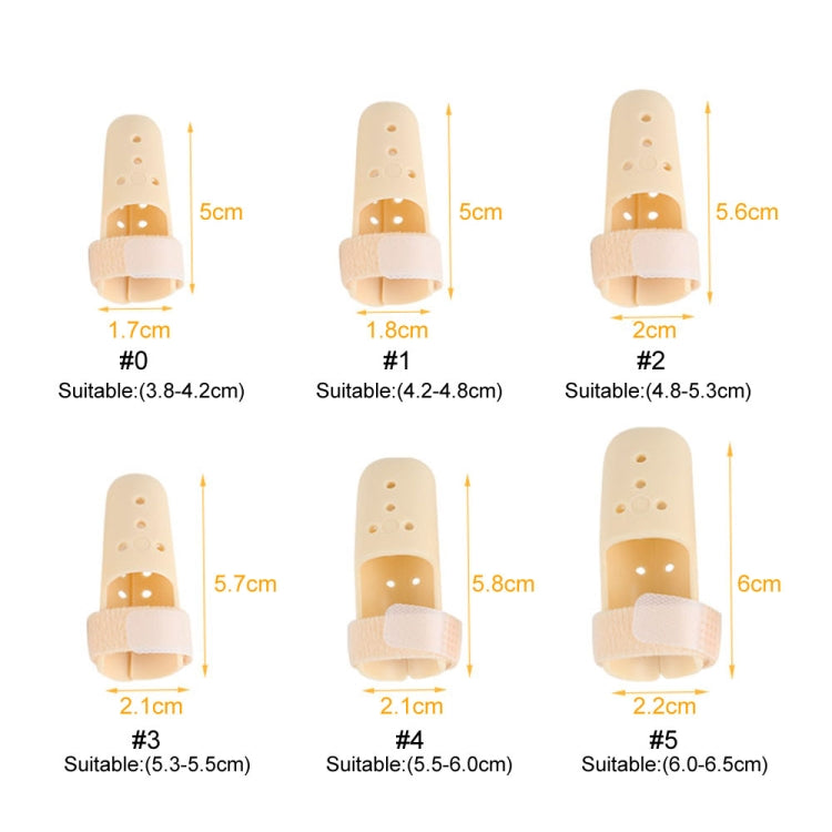 4 PCS Finger Splint Brace Adjustable Finger Support Protector For Fingers Arthritis Joint Finger Injury, Specification: No. 0: 38-42mm(Complexion) - Corrector by buy2fix | Online Shopping UK | buy2fix