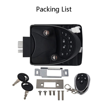 C02 RV Intelligent Remote Control Electronic Password Lock RV Door Lock Modification Accessories(Black) - In Car by buy2fix | Online Shopping UK | buy2fix