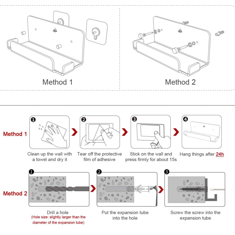 Game Console Wall Storage Bracket Game Console Accessories Storage Rack For Nintendo Switch(Transparent) - Holder by buy2fix | Online Shopping UK | buy2fix