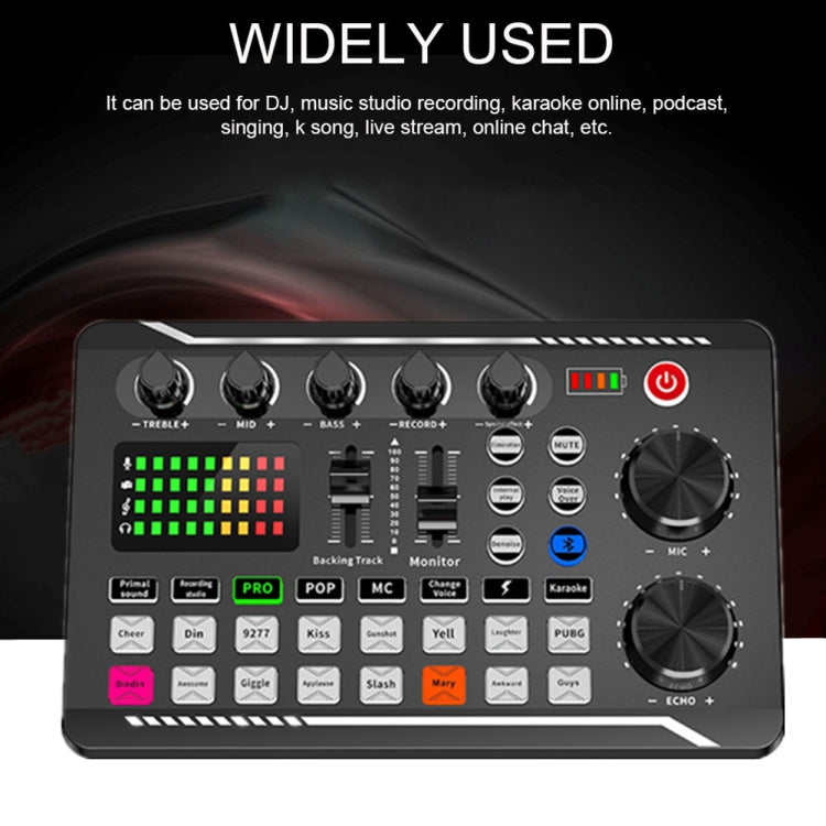 F998 Live Sound Card 16 Sound Effects Noise Reduction Mixers - Consumer Electronics by buy2fix | Online Shopping UK | buy2fix