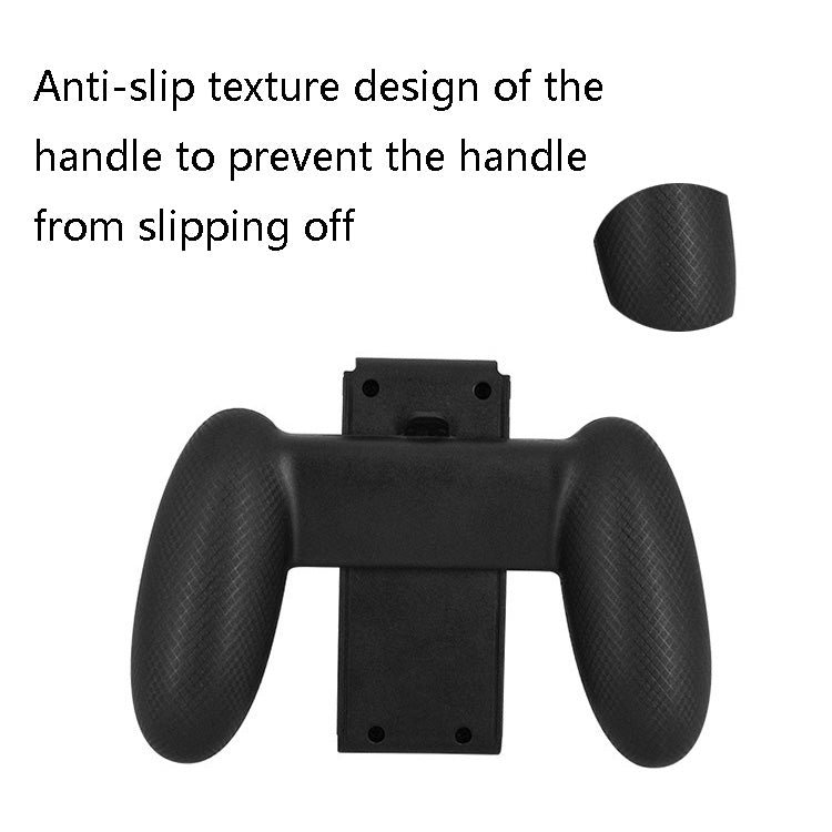 KJH NS-072 ABS Integrated Design Game Grip For Switch OLED(Black) - Gamepads by buy2fix | Online Shopping UK | buy2fix