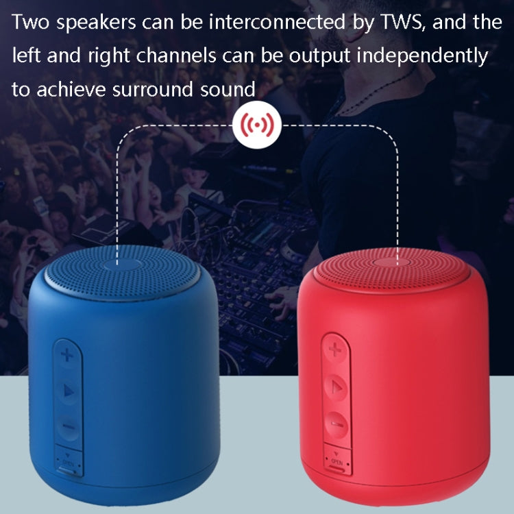 F9 TWS Mini Portable Bluetooth Speaker Support TF Card(No FM-Black) - Mini Speaker by buy2fix | Online Shopping UK | buy2fix