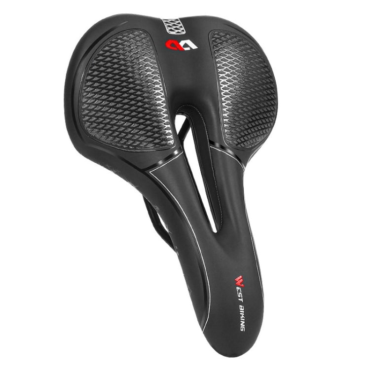 WEST BIKING Bicycle Riding Comfortable Silicone Saddle, Style: Fish Scale (Sponge) - Bicycle Saddle by WEST BIKING | Online Shopping UK | buy2fix